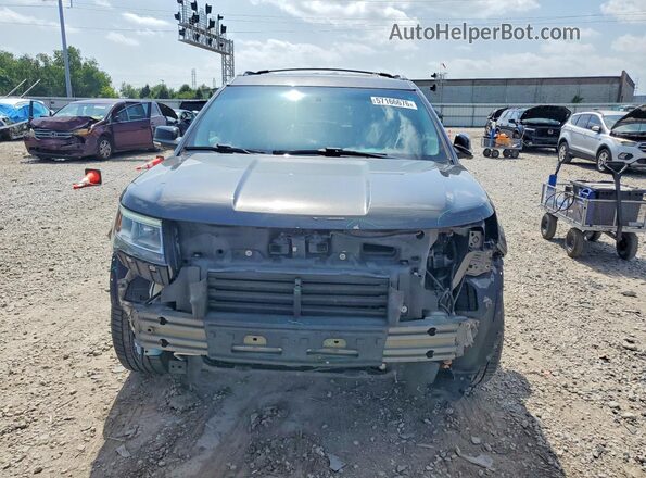 1FM5K8D88GGC56043 2016 FORD EXPLORER Gray წინა ხედი