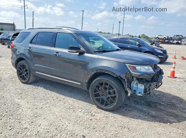 1FM5K8D88GGC56043 2016 FORD EXPLORER Gray წინა მარჯვენა
