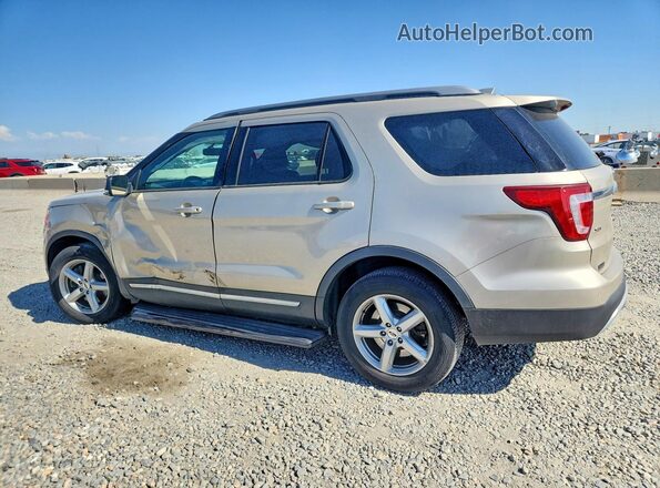 1FM5K8D88HGC26641 2017 FORD EXPLORER Желто-коричневый Задняя левая четверть