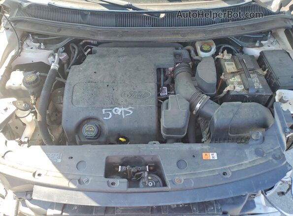 1FM5K8D89GGC20121 2016 FORD EXPLORER White Engine compartment view