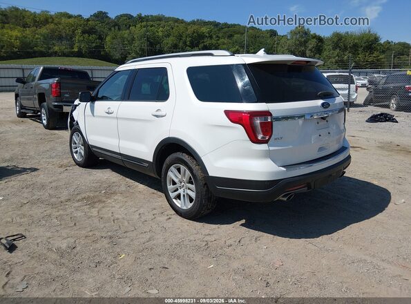 1FM5K8D89JGC47732 2018 FORD EXPLORER White უკანა მარცხენა