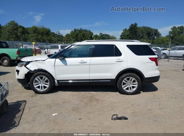 1FM5K8D89JGC47732 2018 FORD EXPLORER White 