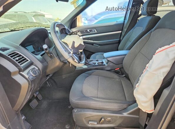1FM5K8D8XHGD12467 2017 FORD EXPLORER Black Սալոնի դիմացի տեսք