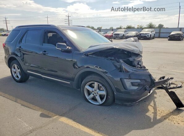 1FM5K8D8XHGD12467 2017 FORD EXPLORER Black Առջևի աջ
