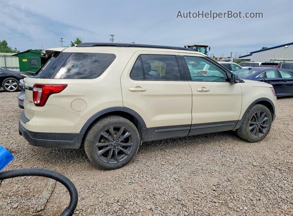 1FM5K8D8XJGC50767 2018 FORD EXPLORER Cream Հետևի աջ