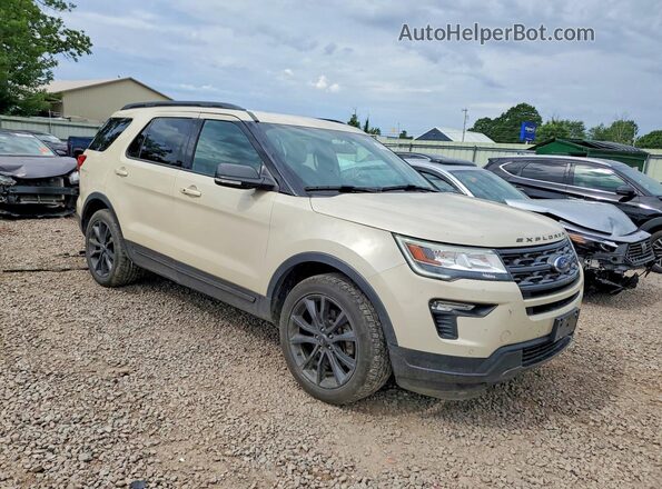 1FM5K8D8XJGC50767 2018 FORD EXPLORER Cream Առջևի աջ
