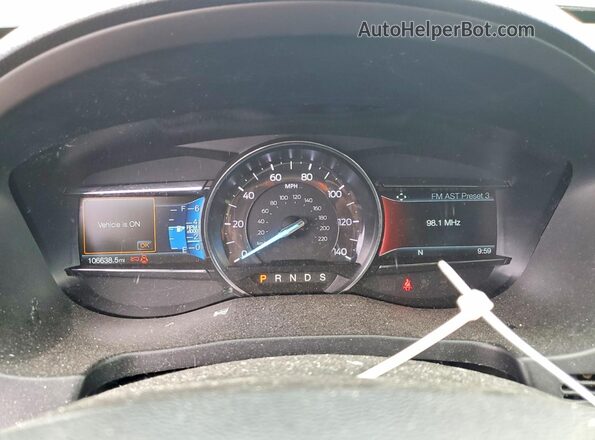1FM5K8D8XJGC50767 2018 FORD EXPLORER Cream Սարքավորումների վահանակի տեսք