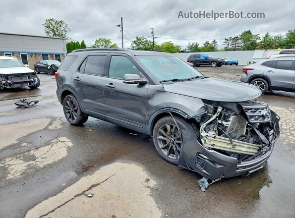 1FM5K8D8XJGC79010 2018 FORD EXPLORER Gray Առջևի աջ
