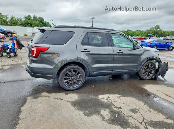 1FM5K8D8XJGC79010 2018 FORD EXPLORER Gray Հետևի աջ