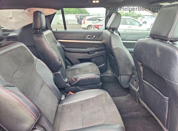 1FM5K8D8XJGC79010 2018 FORD EXPLORER Gray Սալոնի հետևի տեսք