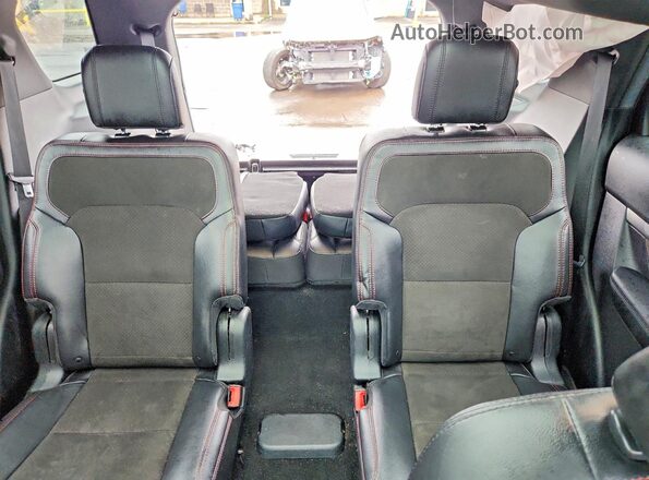 1FM5K8D8XJGC79010 2018 FORD EXPLORER Gray Հետևի նստատեղերի տեսք