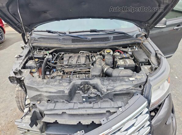 1FM5K8D8XKGA70108 2019 FORD EXPLORER Gray Widok komory silnika