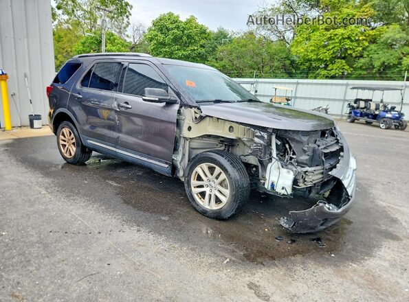 1FM5K8D8XKGA70108 2019 FORD EXPLORER Gray Przód prawy