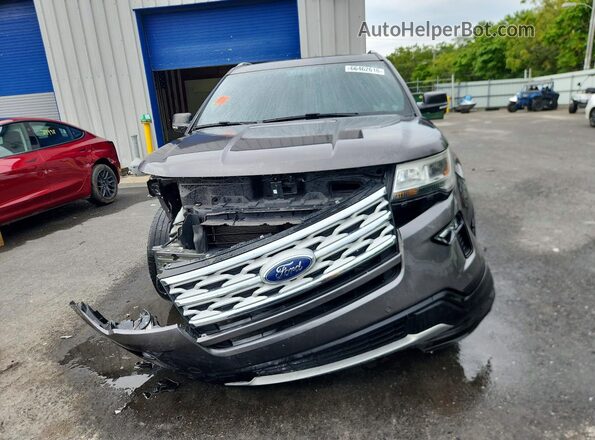 1FM5K8D8XKGA70108 2019 FORD EXPLORER Gray Widok z przodu