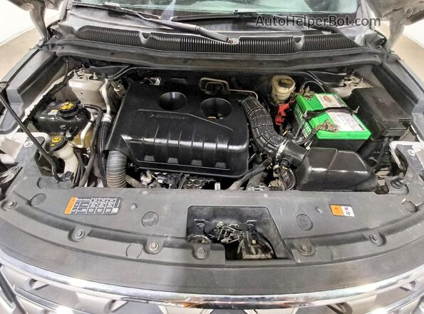 1FM5K8DH0HGD82639 2017 FORD EXPLORER Серебряный Вид подкапотного пространства