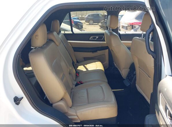 1FM5K8DH2HGC26716 2017 FORD EXPLORER White Vista de la etiqueta del VIN