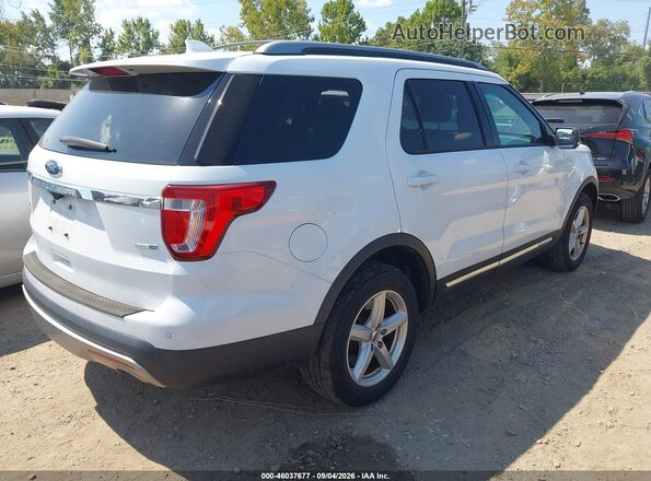 1FM5K8DH2HGC26716 2017 FORD EXPLORER White Trasero derecho