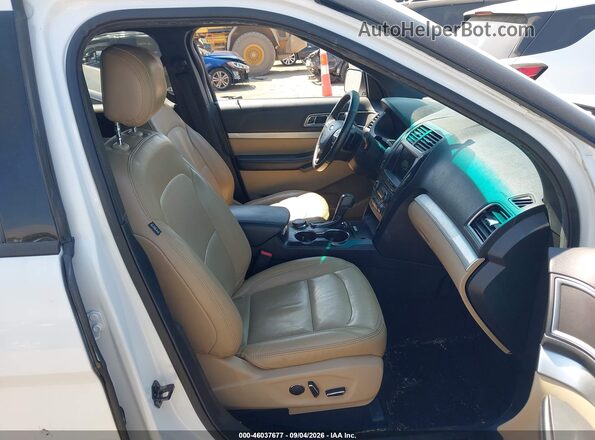 1FM5K8DH2HGC26716 2017 FORD EXPLORER White Vista interior delantera
