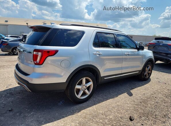 1FM5K8DH3GGC39490 2016 FORD EXPLORER Серебряный Задняя правая четверть