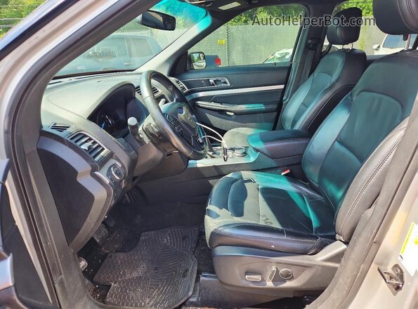 1FM5K8DH3GGC39490 2016 FORD EXPLORER Серебряный Вид салона спереди