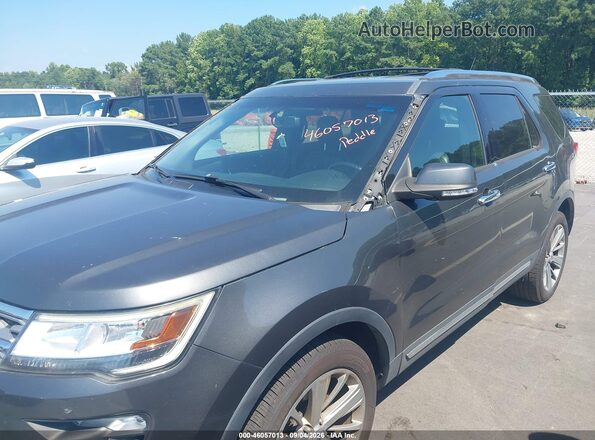 1FM5K8F80KGA32772 2019 FORD EXPLORER Gray Vista frontal