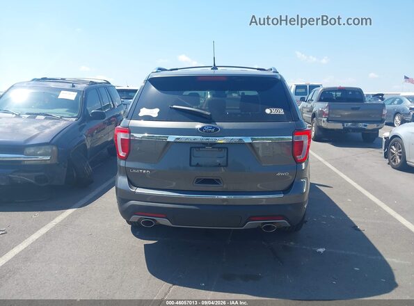 1FM5K8F80KGA32772 2019 FORD EXPLORER Gray 