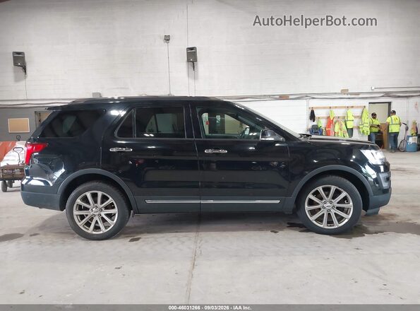1FM5K8F81HGC91974 2017 FORD EXPLORER Black Вид задньої частини салону