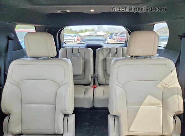 1FM5K8F82JGC12673 2018 FORD EXPLORER Black Вид задніх сидінь