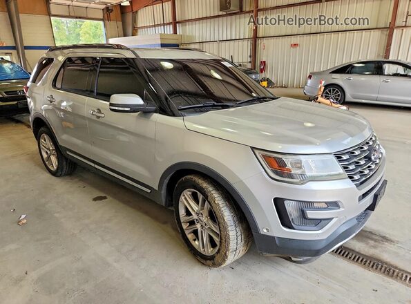 1FM5K8F85GGA33990 2016 FORD EXPLORER Серебряный Передняя правая четверть