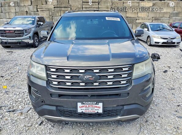 1FM5K8F86GGA57232 2016 FORD EXPLORER Gray Vista frontal