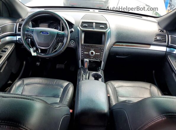 1FM5K8F86GGA57232 2016 FORD EXPLORER Gray Vista del salpicadero