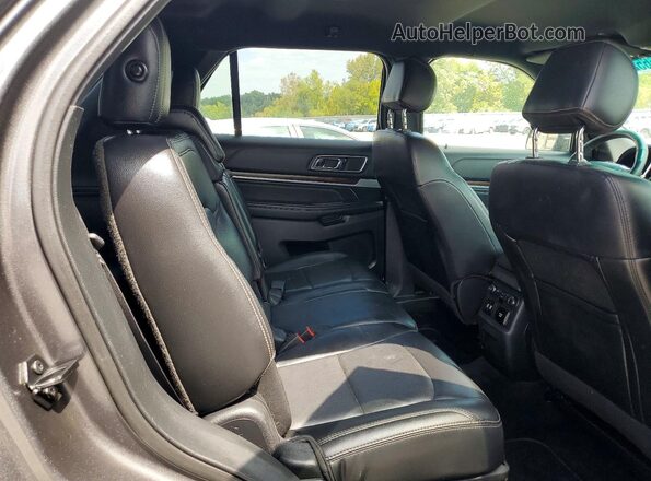 1FM5K8F86GGA57232 2016 FORD EXPLORER Gray Vista interior trasera