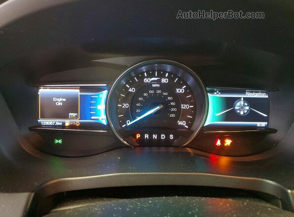 1FM5K8F86GGA79683 2016 FORD EXPLORER Red Widok zestawu wskaźników