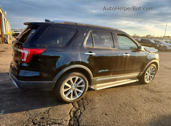 1FM5K8F87GGA26684 2016 FORD EXPLORER Черный Задняя правая четверть