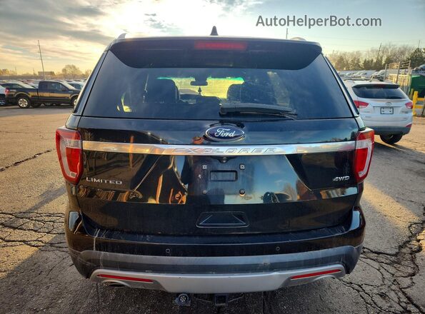 1FM5K8F87GGA26684 2016 FORD EXPLORER Черный Вид сзади