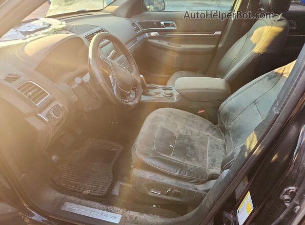 1FM5K8F87GGA26684 2016 FORD EXPLORER Черный Вид салона спереди