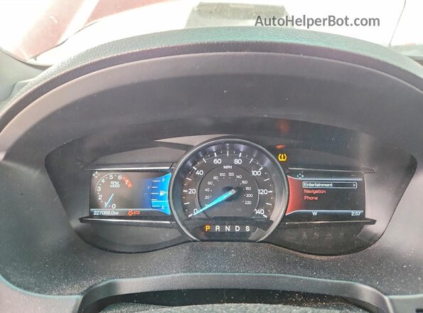 1FM5K8F8XGGC20920 2016 FORD EXPLORER Red Vista del cuadro de instrumentos