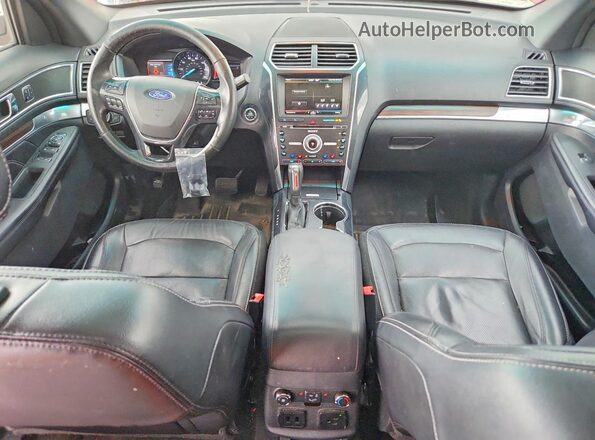 1FM5K8F8XGGC20920 2016 FORD EXPLORER Red Vista del salpicadero