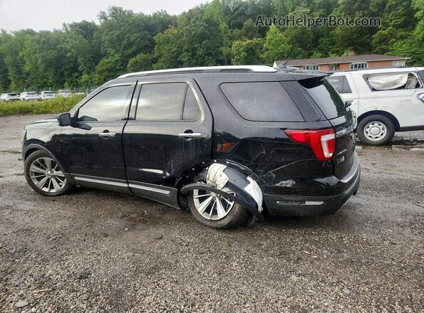 1FM5K8FH6JGA45184 2018 FORD EXPLORER Black Rear left
