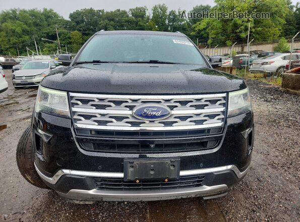 1FM5K8FH6JGA45184 2018 FORD EXPLORER Black Front view