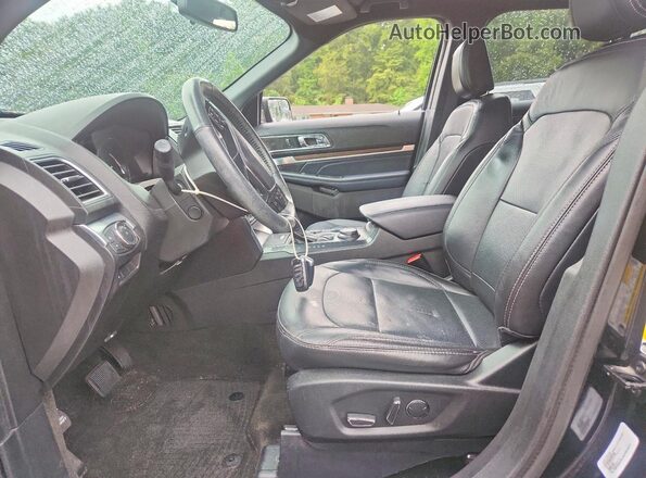 1FM5K8FH6JGA45184 2018 FORD EXPLORER Black Front interior view