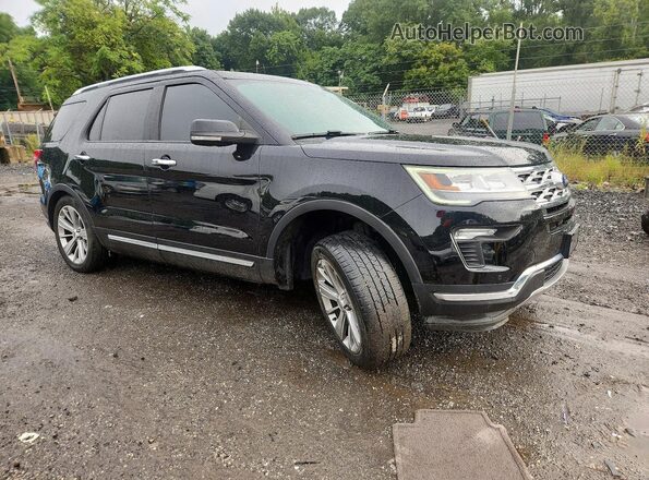 1FM5K8FH6JGA45184 2018 FORD EXPLORER Black Front right