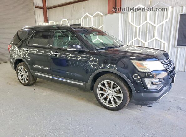 1FM5K8FHXGGD34710 2016 FORD EXPLORER Black Передня права чверть
