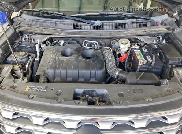 1FM5K8FHXGGD34710 2016 FORD EXPLORER Black Вид підкапотного простору