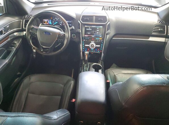 1FM5K8FHXGGD34710 2016 FORD EXPLORER Black Вид панелі приладів