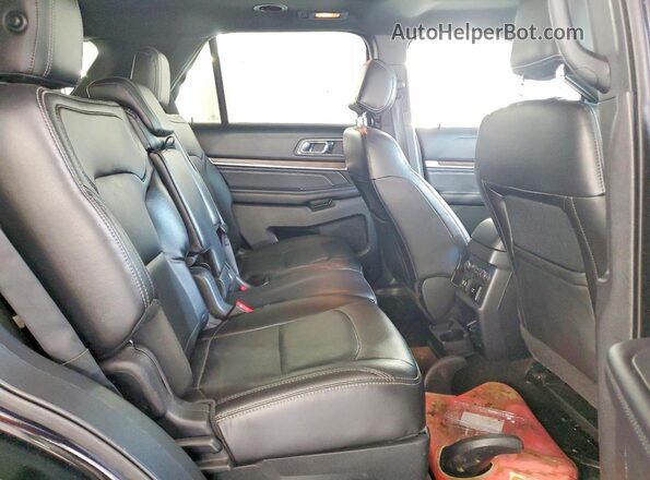 1FM5K8FHXGGD34710 2016 FORD EXPLORER Black Вид задньої частини салону