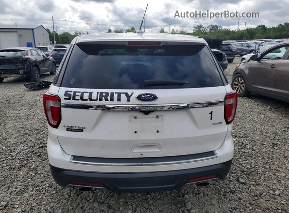 1FM5K8FHXKGA99170 2019 FORD EXPLORER White Widok z tyłu
