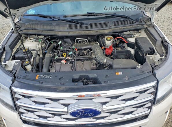 1FM5K8FHXKGA99170 2019 FORD EXPLORER White Widok komory silnika