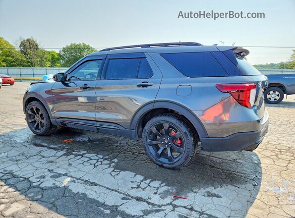 1FM5K8GC2LGC22318 2020 FORD EXPLORER Gray Rear left