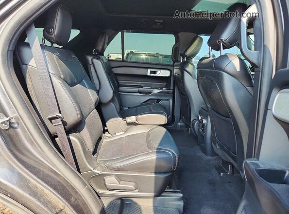 1FM5K8GC2LGC22318 2020 FORD EXPLORER Gray Rear interior view